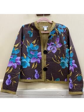 Patty Kim women’s size M floral print jacket